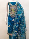 Ds Designer Suit Organza Silk Non Catalog Dress Material Wholesalers In Delhi
